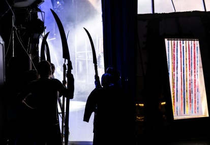 WESELE z Narodowego Starego Teatru im. Heleny Modrzejewskiej w Krakowie | pokazy w Teatrze Narodowym | kulisy | Fot. Marta Ankiersztejn